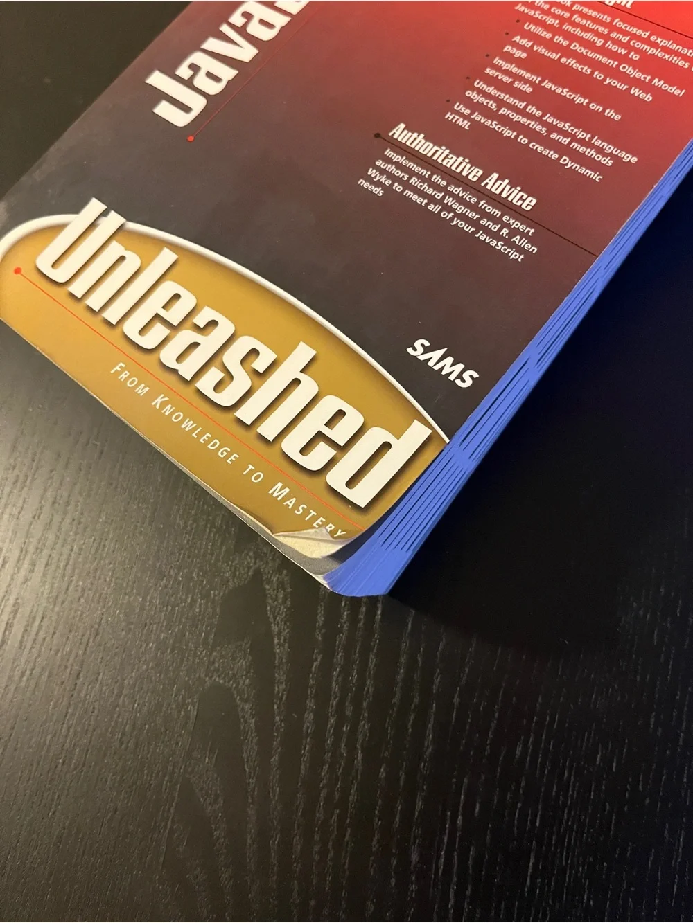(Original $49.99) Sams JavaScript Unleashed 3rd Edition Book w/ CD-ROM Vintage